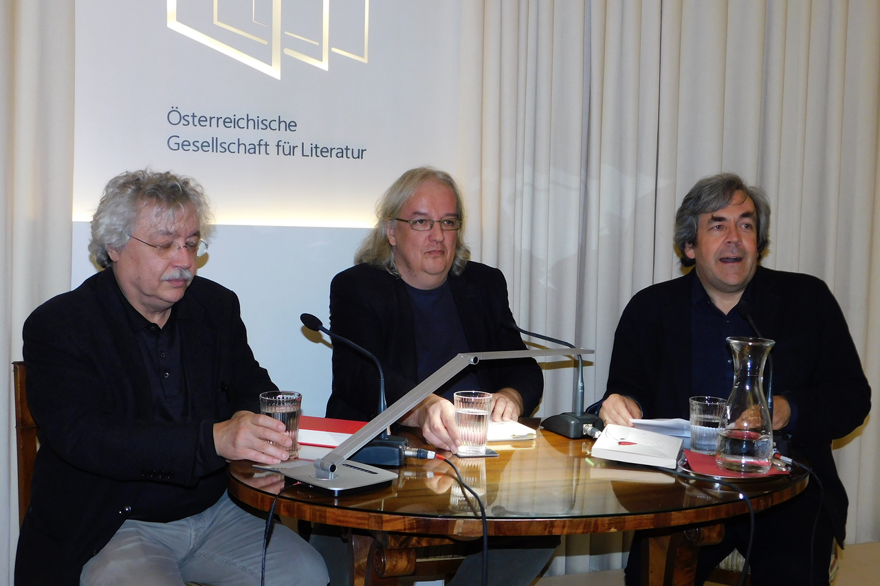 Karl-Markus Gauß, Boris Perić i Manfred Müller