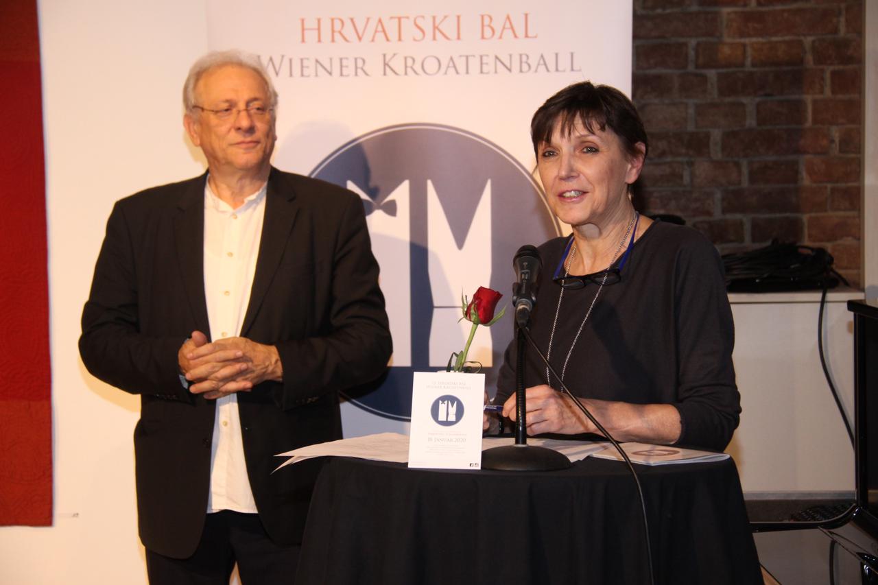 Koordinator bala Petar Tyran i Gabriela Novak Karall