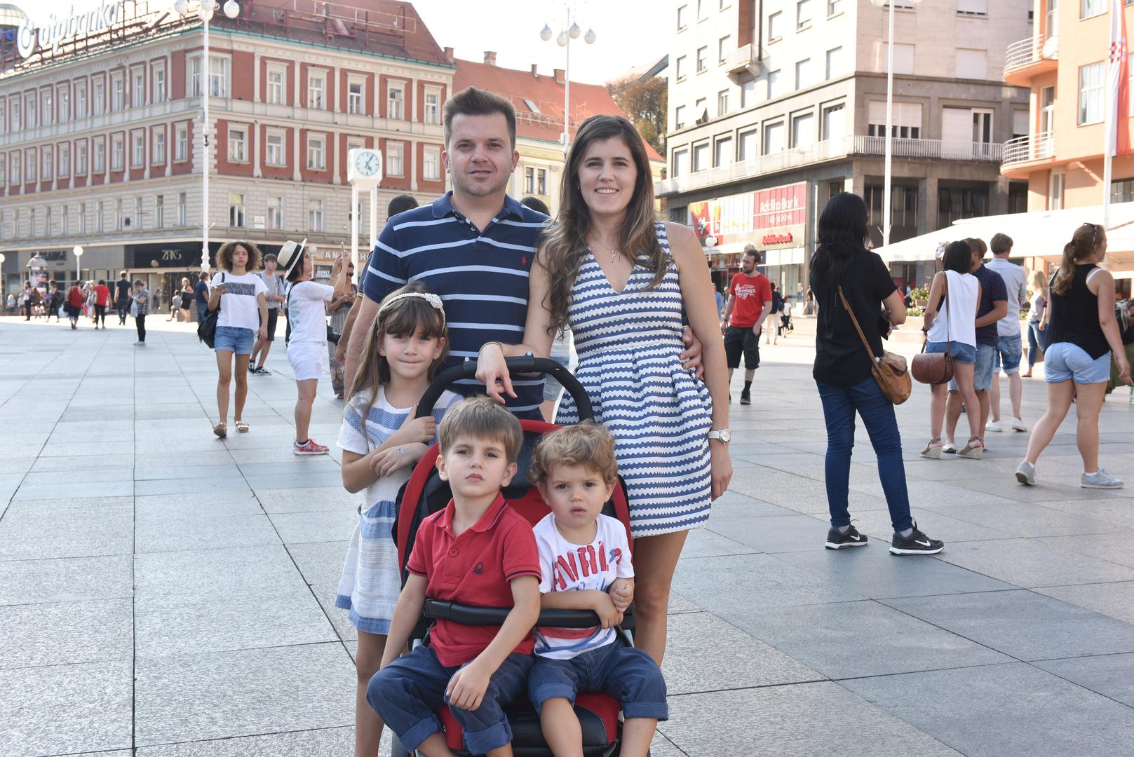 Stipe Legčević i Pamela Shoda iz Venezuele su se s troje djece preselili za stalno u Zagreb i prezadovoljni su životom u Hrvatskoj